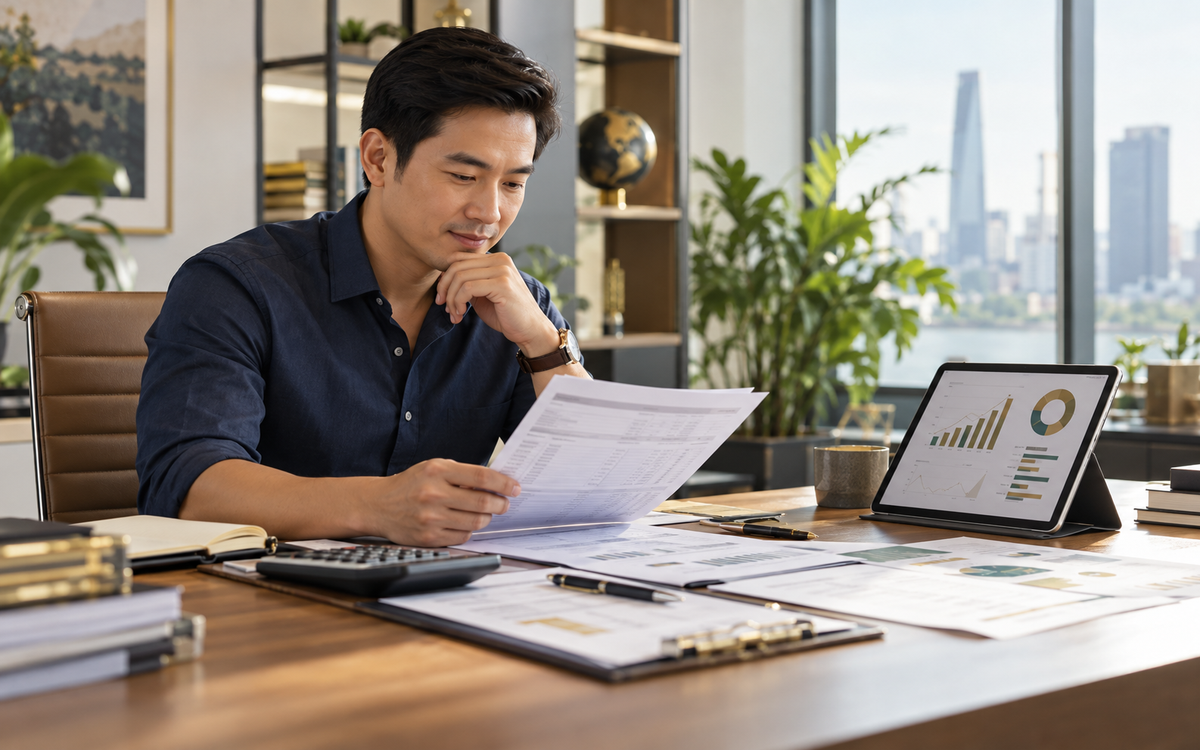 Báo cáo tài chính — ảnh demo
