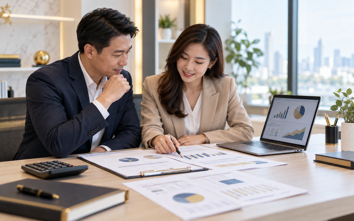 Theo dõi chỉ số tài chính — ảnh demo